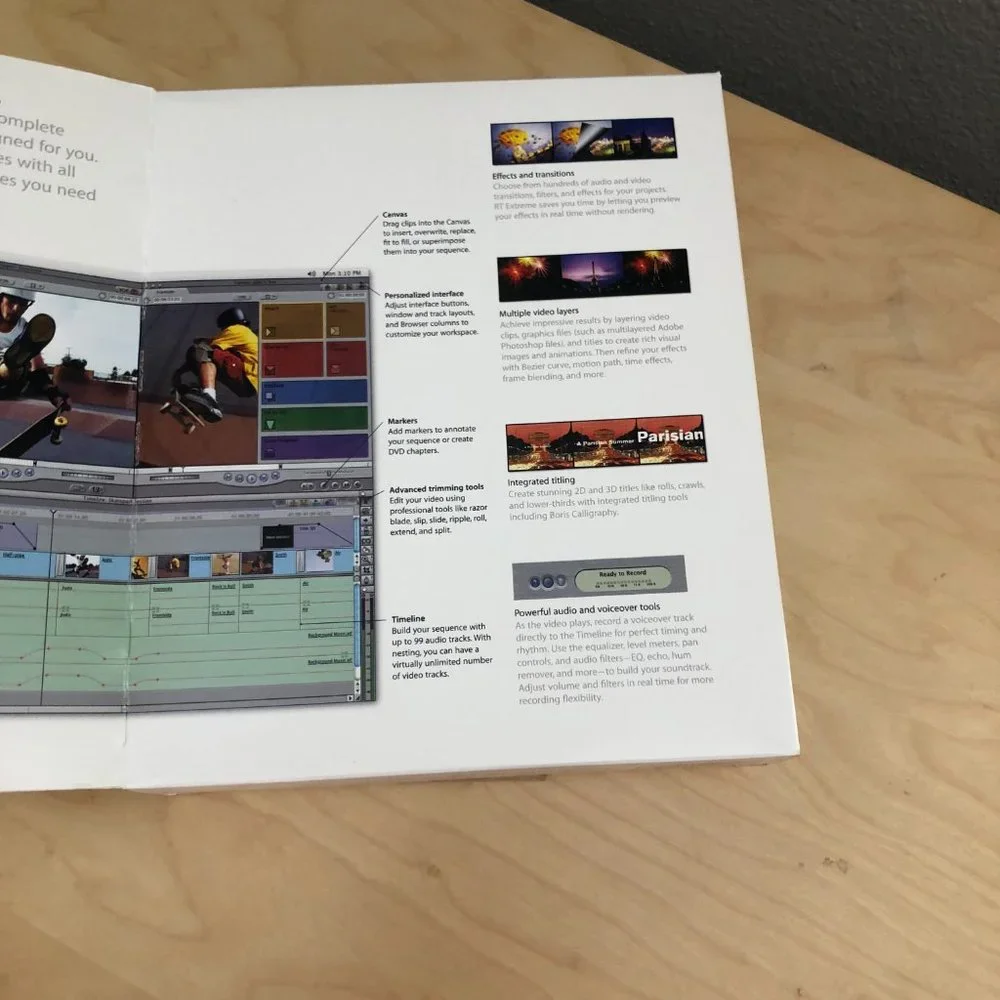 Final Cut Express 2.0 (Mac) Apple Video Editing